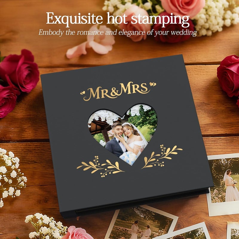 barsone Linen Wedding Photo Album 4x6 with 400 Pockets(Large Capacity Customizable Memory Book, Custom Engraved Cover, Bridal Photo Album for Engagement, Gifts & Memory Keepsake) - Image 5